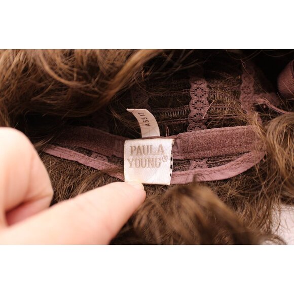 Paula Young Trisha Wig Color 8 AVG Golden Brown Brunette Short Wavy A5512 w/ Box - Picture 9 of 12
